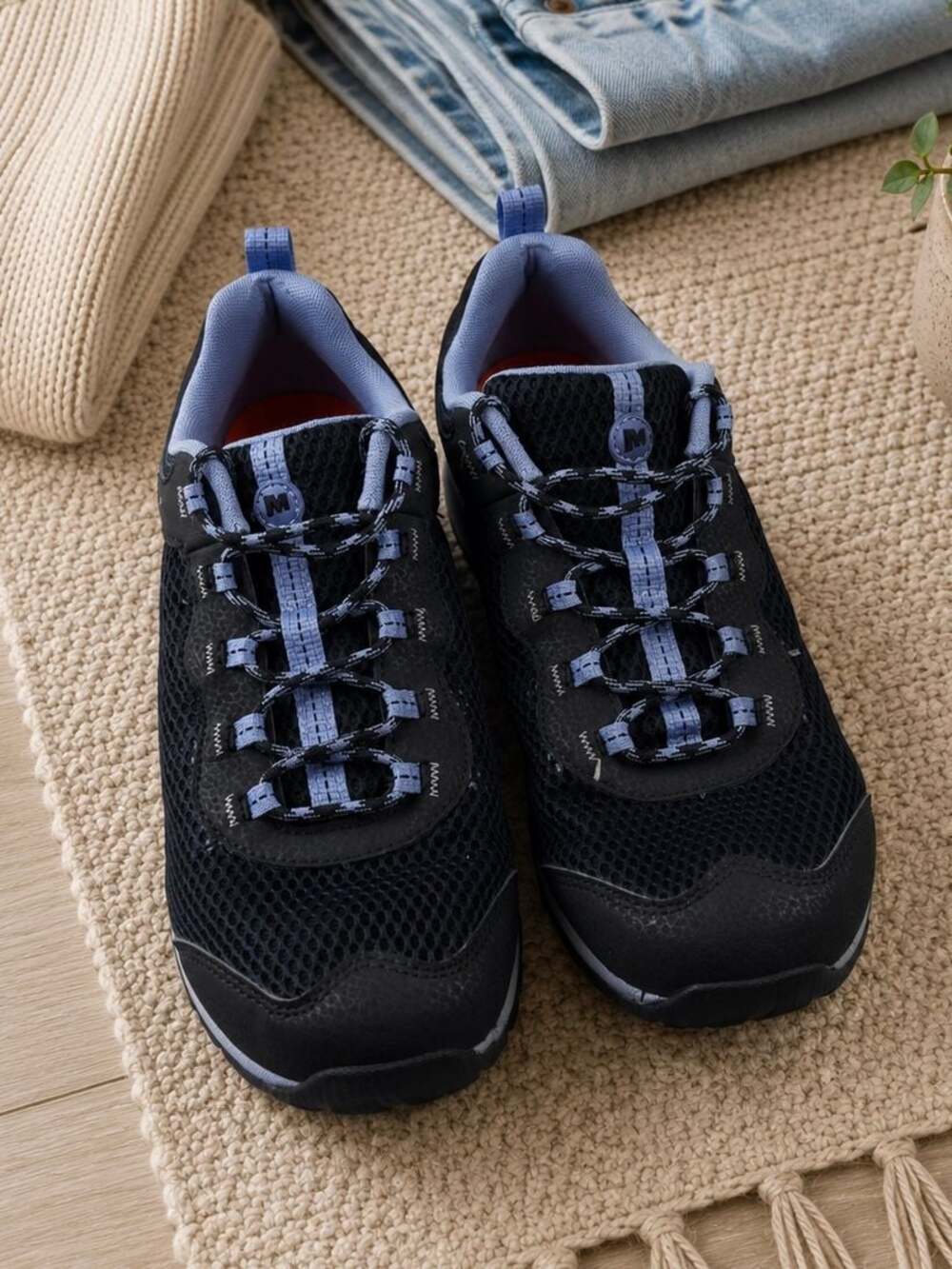 Merrell Women's Hiking Shoes J289767C Black Gray Trail Sneakers Size 11